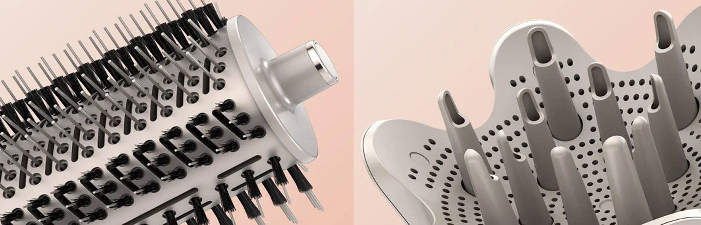 Resultados de peinado con Shark FlexStyle